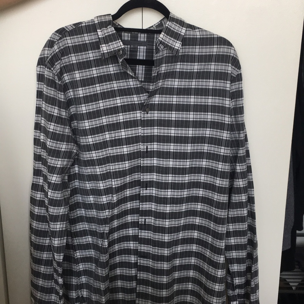 John Varvatos Plaid Shirt